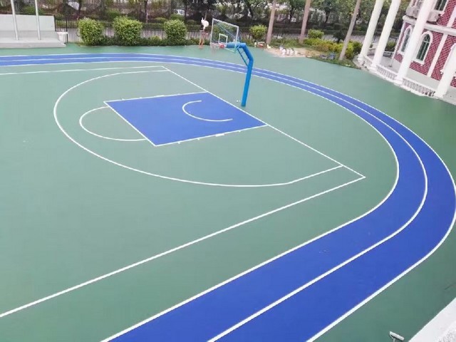 嵊州塑膠籃球場(chǎng)鋪設(shè)